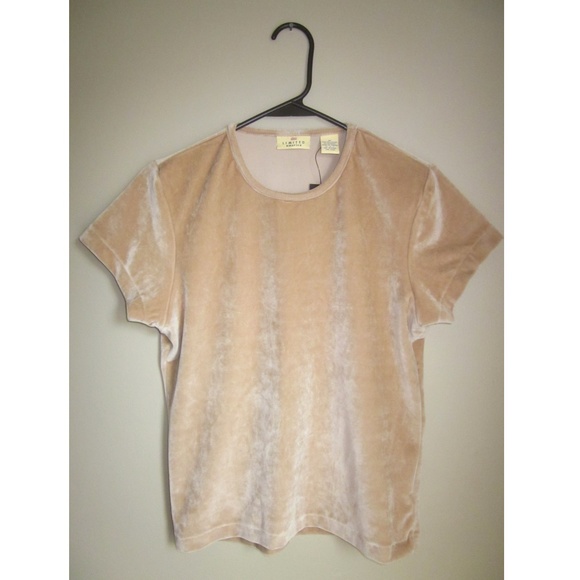 Limited Tan Velour Tee NWT - Picture 2 of 4
